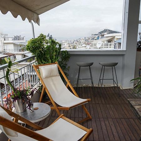 Small & Cozy With Acropolis & Lycabettus View Athena Bagian luar foto